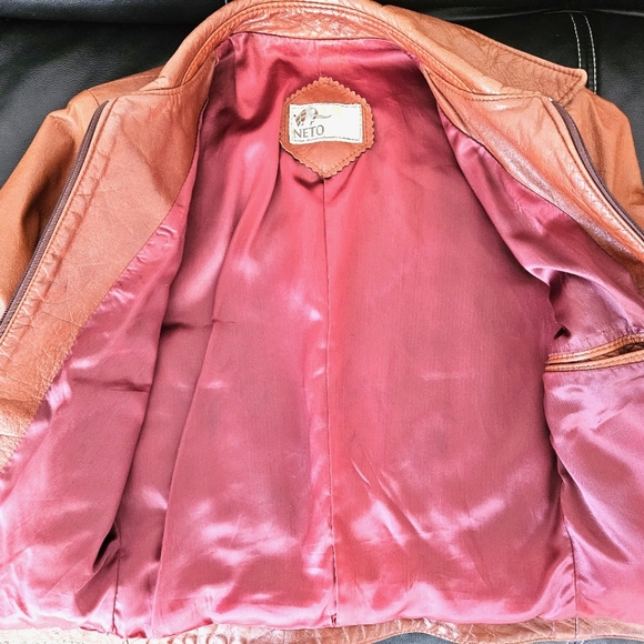 🇨🇦 Vintage Neto Leather Jacket (late 70's/80's) - Picture 8 of 8